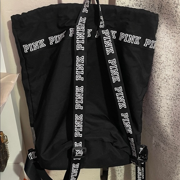 PINK Drawstring Backpack - Picture 4 of 4